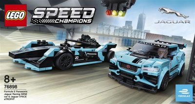 LEGO Speed Champions 76898 Formula E Panasonic Jaguar Racing GEN2 & Jaguar I-PACE eTROPHY