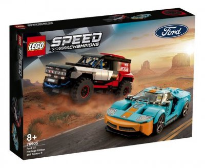 LEGO Speed Champions 76905 Ford GT Heritage Edition et Bronco R