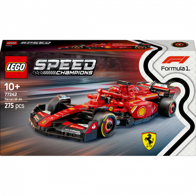 LEGO Speed Champions Ferrari SF-24 F1 Race Car Toy 77242
