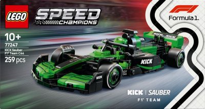 LEGO Speed Champions KICK Sauber F1 Team C44 Race Car 77247