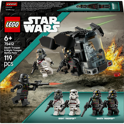 LEGO&reg; Star Wars&acute; Death Trooper & Night Trooper Battle Pack Building Toy 75412