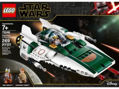 LEGO Star Wars Episode IX 75248 A-Wing Starfighter de la R&eacute;sistance