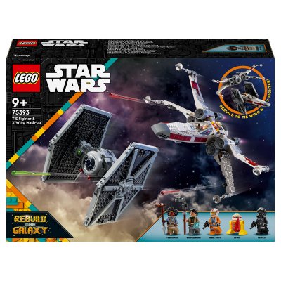 LEGO&reg; Star Wars&trade; Rebuild the Galaxy 75393 TIE Fighter et X-Wing &agrave; combiner 