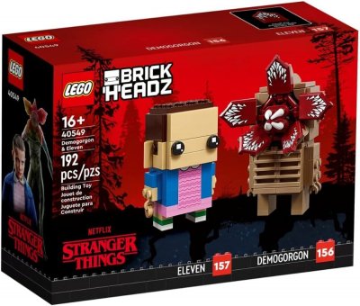 LEGO Stranger Things 40549 Brickheadz Le D&eacute;mogorgon et Onze