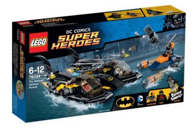 Lego super heroes 76034 la poursuite en batboat dans le port 76034
