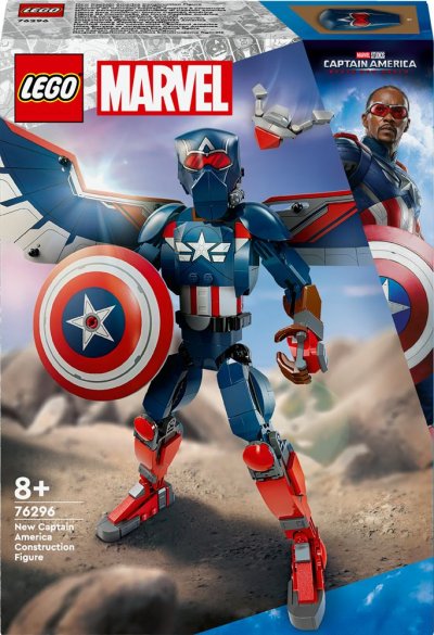 LEGO&reg; Super Heroes 76296 Figurine du nouveau Captain America &agrave; construire 