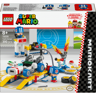 LEGO&reg; Super Mario&trade; 72035 Mario Kart&trade; Garage de Toad