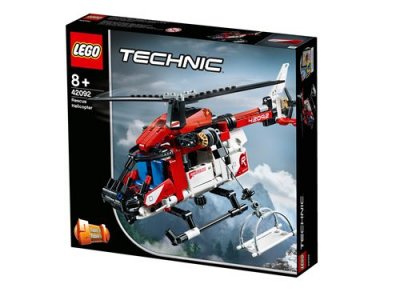 LEGO Technic 42092 L'h&eacute;licopt&egrave;re de secours