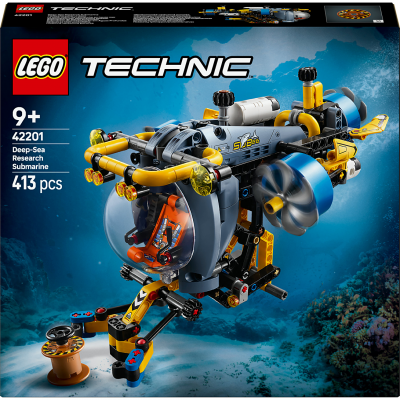 LEGO Technic 42201 Le sous marin de recherche en haute mer - Jeu de construction d&egrave;s 9 ans 