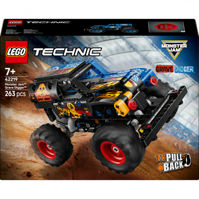 LEGO Technic 42219 Monster Jam Grave Digger - Feu et glace - Neuf