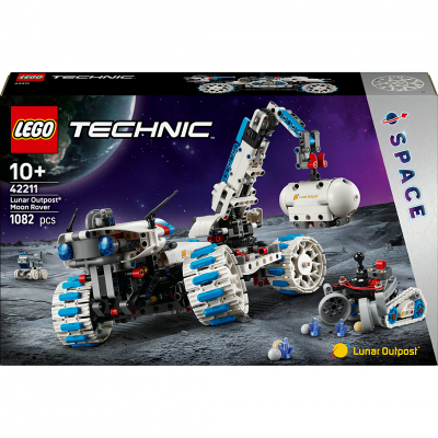 LEGO&reg; Technic Lunar Outpost&acute; Moon Rover Space Vehicle Set STEM Toy 42211
