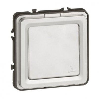 LEGRAND  077841 Soliroc IK10 IP55 Poussoir Inverseur NO-NF, 6A, 230V
