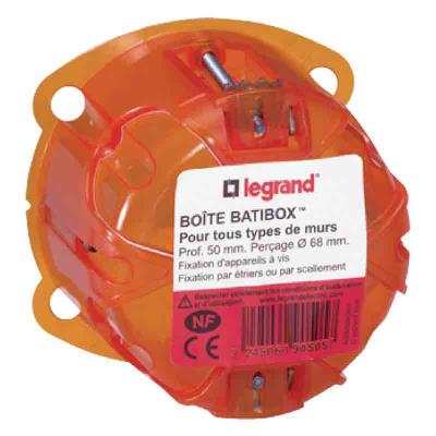 LEGRAND  Bo&icirc;te encastrement 1 poste multimat&eacute;riaux