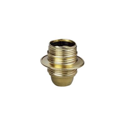 LEGRAND  - Douille pour ampoule E27 - avec bague - acier laitonn&eacute;