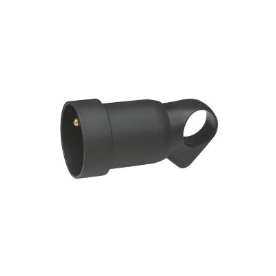 LEGRAND  Fiche femelle Annela - 2 phases + terre - noir