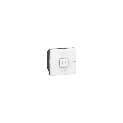 LEGRAND  Mosaic Bouton poussoir pour volets roulants blanc - 077025