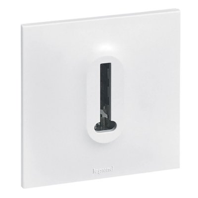 LEGRAND  - Prise t&eacute;l&eacute;phone Neptune - 8 contacts en T - Blanc