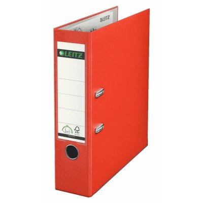 LEITZ  10105120 Classeur &agrave; levier Dos 80 mm Rouge Clair