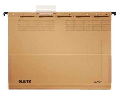  Leitz Alpha - Dossier Suspendu - A4 - Marron Naturel
