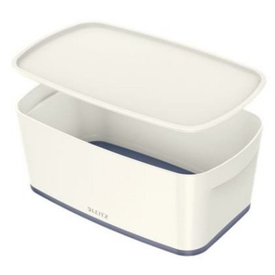 LEITZ  Bo&icirc;te de Rangement 5 Litres avec Couvercle, Waterproof, Blanc