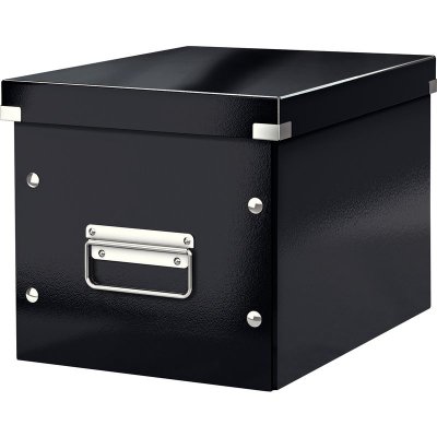 LEITZ  Click Et Store Cube - Bo&icirc;te De Rangement - M - Noir