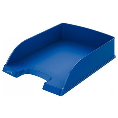 LEITZ   corbeille &agrave; courrier plus standard, a4, bleu noir