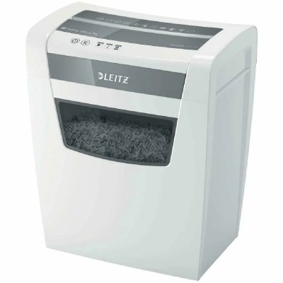LEITZ   destructeur de documents iq home office, particules noir