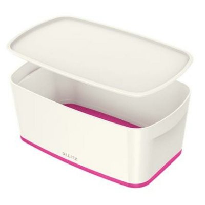 LEITZ  MyBox 52291023 Bo&icirc;te Petit Format avec Couvercle Rose M&eacute;tallis&eacute;