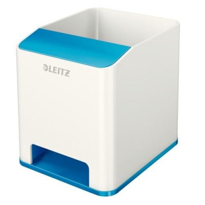 LEITZ  Pot &agrave; crayon booster de son - Bleu