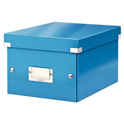 LEITZ  Wow Click & Store 60430036 Petite Bo&icirc;te de Rangement A5 Bleu