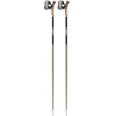 LEKI  B&acirc;ton de marche nordique Flash Carbon Homme Vert/Noir taille 120