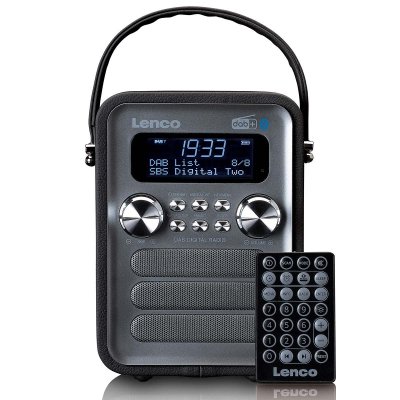 LENCO  Pdr-051 Dab/fm Radio Argent&eacute; One Size / EU Plug