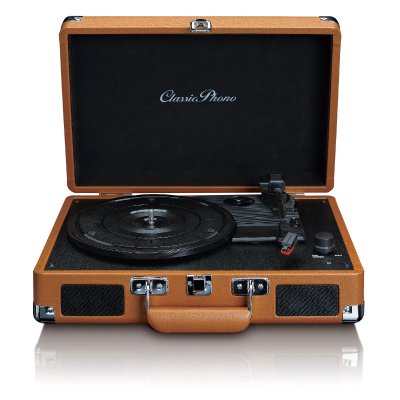 LENCO  Platine vinyle avec H.P. int&eacute;gr&eacute;s TT-10BN Marron