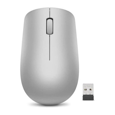 LENOVO  530 Platinum Wireless Mouse Argent&eacute;