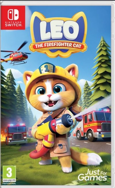 [JUST FOR GAMES] Leo The Firefighter Cat Nintendo Switch 