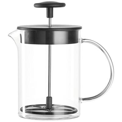 LEONARDO  025508 pkdo mousseur &agrave; lait verre transparent
