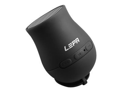 LEPA  BTS03-BK Enceinte portable st&eacute;r&eacute;o Noir 3 W 