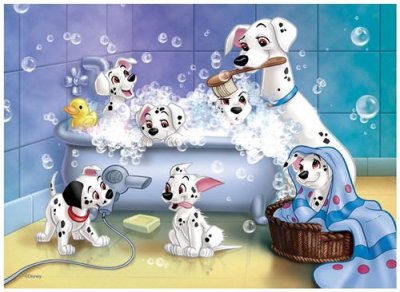 NATHAN Les 101 Dalmatiens : Tous au bain
