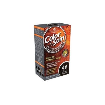 LES 3 CH&Ecirc;NES Color&soin n&deg;4B ch&acirc;tain brownie