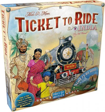 ASMODEE Les aventuriers du rail - extension inde