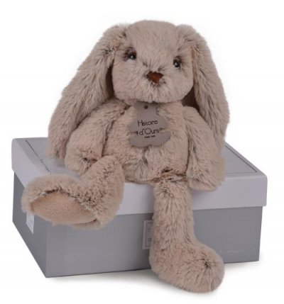 HISTOIRE D OURS Les copains Calins lapin beige 25 cm