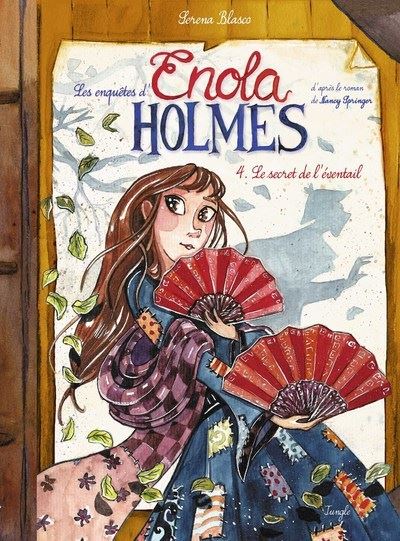 Les enqu&ecirc;tes d'Enola Holmes - Tome 4 Le secret de de l'&eacute;ventail (BD)