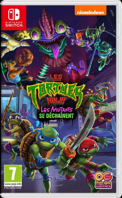 JUST FOR GAMES Les Tortues Ninja Les Mutants se Decha&icirc;nent Nintendo Switch 