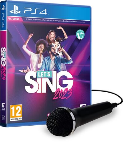 LET'S SING 2023 INTERNATIONAL VERSION+MICROPHONE UK PlayStation 4 