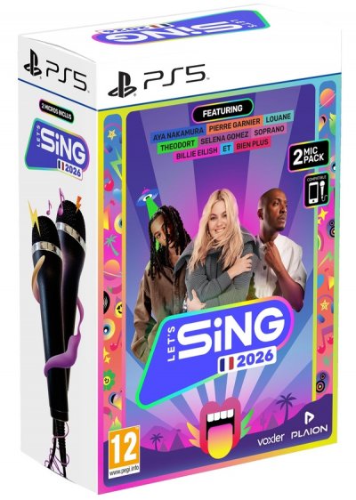 Let's Sing 2026 + 2 micros PS5 