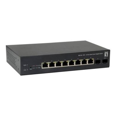 LEVEL ONE levelone levelone gep-1051 - switch - 10 anschl&uuml;sse - smart - an rack montierbar noir
