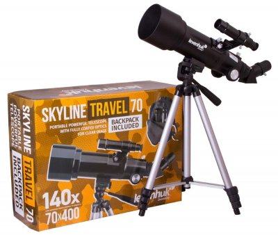 LEVENHUK  Skyline Travel 70 Telescopes Noir 