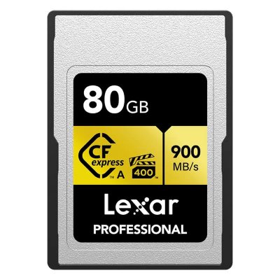 LEXAR  LCAGOLD080G-RNENG m&eacute;moire flash 80 Go CFexpress - Neuf