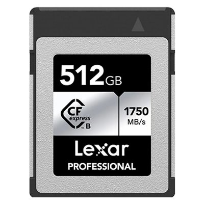 LEXAR  LCXEXSL512G-RNENG m&eacute;moire flash 512 Go CFexpress Type B - Neuf