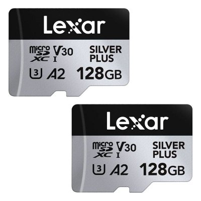 LEXAR  Professional SILVER PLUS 128 Go MicroSDXC UHS-I Classe 3 - Neuf